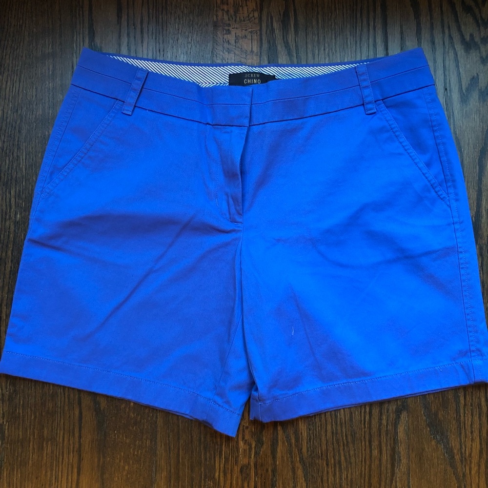 J. Crew Blue Chino Shorts